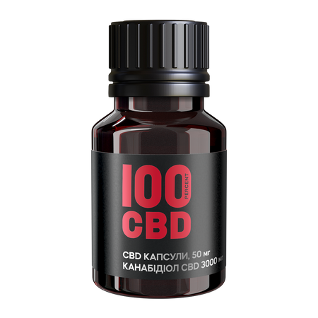 СBD-капсули 3000 мг, 60 капсул по 50 мг cbd