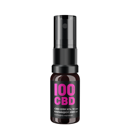 CBD-олія 30%, 3000 мг, 10 мл, Солодка малина 